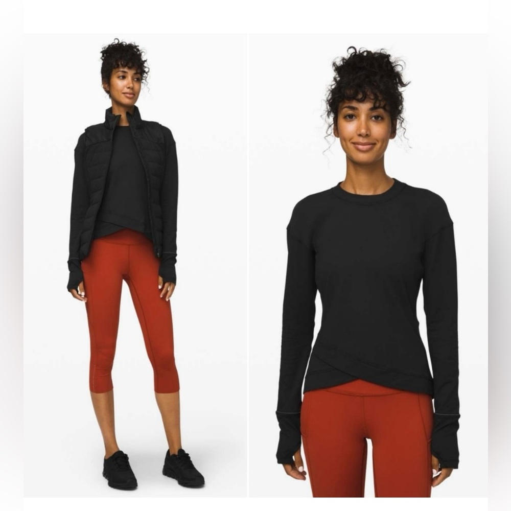 Lululemon Close to Crossing Long Sleeve *Rulu long sleeve shirt in Black